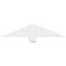 Ekena Millwork Kennewick Architectural Grade PVC Gable Bracket, 36"W x 7 1/2"H x 2"D x 4"F, 5/12 Pitch GBP036X08X0204KEN00 - alternate 2